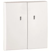 EFAPEL 90615_TBR Dupla billentyű jelzőfényes mechanizmushoz, fehér színű