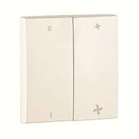 EFAPEL 90616_TMF Dupla billentyű ventillátor jellel, elefántcsont színű