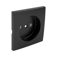 EFAPEL 90622_TPM Fedlap egyfázisú csatlakozó aljzathoz retesszel fekete