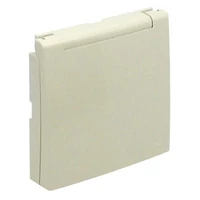 EFAPEL 90634_TMF Csapfedeles, gyerekzáras Fedlap SCHUKO aljzathoz IP44, elefántcsont