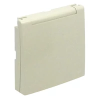 EFAPEL 90654_TMF Csapfedeles fedlap csatlakozóaljzathoz IP44, francia típus elefántcsont