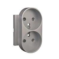 EFAPEL 90656 TAL Dupla dugalj fedlap, alumínium