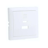 EFAPEL 90674_TBR Fedlap dupla töltő aljzathoz (USB-A + USB-C), fehér