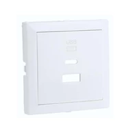 EFAPEL 90674_TGE Fedlap dupla töltő aljzathoz (USB-A + USB-C), jég