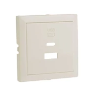 EFAPEL 90674_TPE Fedlap dupla töltő aljzathoz (USB-A + USB-C), gyöngyház