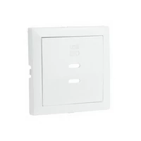 EFAPEL 90675_TBR Fedlap dupla töltő aljzathoz (2x USB-C), fehér