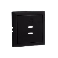 EFAPEL 90675_TPM Fedlap dupla töltő aljzathoz (2x USB-C), fekete