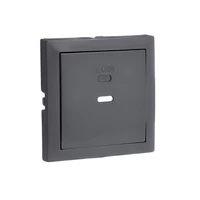 EFAPEL 90676_TIS Fedlap USB-C töltő aljzathoz, szürke