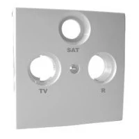 EFAPEL 90684_TAL Fedlap R-TV-SAT csatlakozóhoz, alumínium