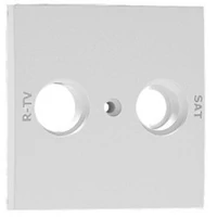 EFAPEL 90686_TAL Fedlap R-TV/SAT csatlakozóhoz, alumínium