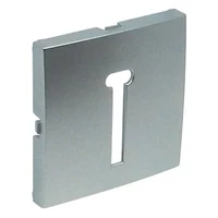 EFAPEL 90718_TAL Fedlap T8 francia telefon csatlakozóaljzathoz alumínium