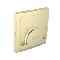 EFAPEL 90733_TDU Fedlap időkapcsolós hotelkártyatartóhoz, arany színű