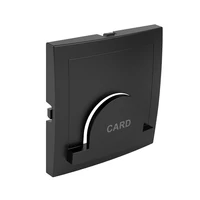 EFAPEL 90733_TPM Fedlap időkapcsolós hotelkártyatartóhoz, fekete színű