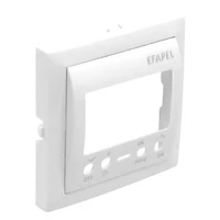 EFAPEL 90743_TBR Fedlap digitális kapcsolóórára, fehér