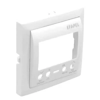 EFAPEL 90744_TBR Fedlap kétcsatornás digitális kapcsolóórához fehér