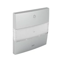 EFAPEL 90745_TAL Fedlap időkapcsolóhoz, alumínium színű