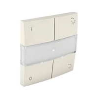 EFAPEL 90747_TMF Nyomógomb, fényerőszabályzóhoz, elefántcsont színű