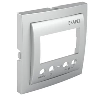 EFAPEL 90748_TAL Termosztát fedlap, alumínium