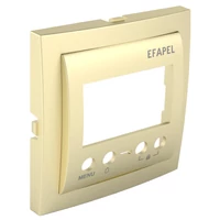 EFAPEL 90748_TDU Termosztát fedlap, arany