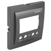 EFAPEL 90748_TIS Termosztát fedlap, szürke