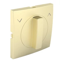 EFAPEL 90761_TDU Fedlap forgócsapos nyomógombhoz, fel/le jellel arany