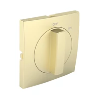 EFAPEL 90762_TDU Fedlap forgócsapos kapcsolóhoz arany