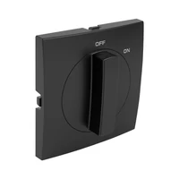 EFAPEL 90762_TPM Fedlap forgócsapos kapcsolóhoz fekete