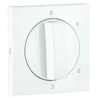 EFAPEL 90766_TBR Fedlap forgócsapos kapcsolóhoz, (0,1,2,3) jellel fehér színű