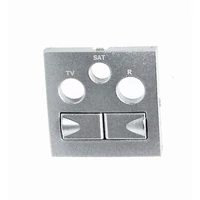 EFAPEL 90773_TAL 21546 multimédia aljzat fedlap, alumínium