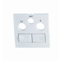 EFAPEL 90773_TBR 21546 multimédia aljzat fedlap, fehér