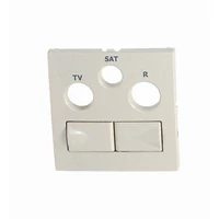 EFAPEL 90773_TMF 21546 multimédia aljzat fedlap, elefántcsont