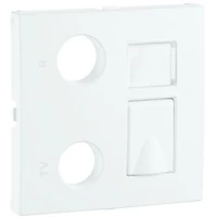 EFAPEL 90774_TBR 21535, 21534 multimédia aljzat fedlap, fehér