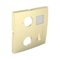 EFAPEL 90774_TDU 21535, 21534 multimédia aljzat fedlap, arany