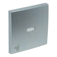 EFAPEL 90796_TAL Egyes billentyű jelzőfényes pincér jellel alumínium