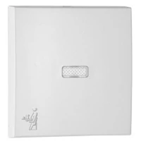 EFAPEL 90796_TBR Egyes billentyű jelzőfényes pincér jellel fehér