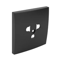 EFAPEL 90841_TPM Fedlap csatlakozóaljzathoz EURO-USA típus fekete