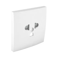 EFAPEL 90842_TBR Fedlap csatlakozóaljzathoz, gyerekzáras EURO-USA_Típus fehér