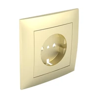 EFAPEL 90902_TDU Fedlap kerettel Schuko csatlakozóaljzathoz arany