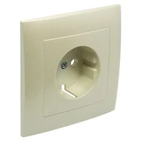 EFAPEL 90902_TPE Fedlap kerettel Schuko csatlakozóaljzathoz gyöngyház