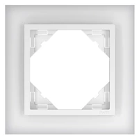 EFAPEL 90910_TCG Crystal Egyes keret, kristály/jég