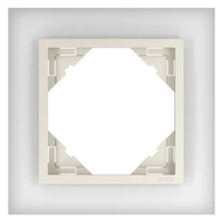 EFAPEL 90910_TCP Crystal Egyes keret, kristály/gyöngyház