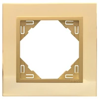 EFAPEL 90910_TOU METALLO Egyes keret, arany/arany