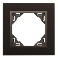 EFAPEL 90910_TPS ANIMATO Egyes keret, fekete-szürke