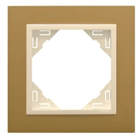 EFAPEL 90910_TUG ANIMATO Egyes keret, arany/jég