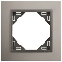 EFAPEL 90910_TUS METALLO Egyes keret, alumínium/szürke