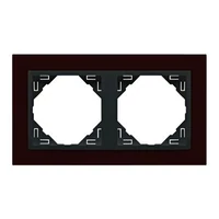 EFAPEL 90920_TBS ANIMATO Kettes keret, sötétlila