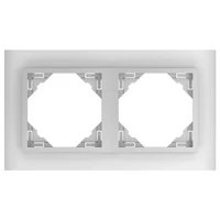 EFAPEL 90920_TCA Crystal Kettes keret, kristály/alumínium