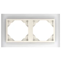 EFAPEL 90920_TCP Crystal Kettes keret, kristály/gyöngyház