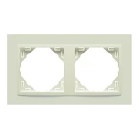 EFAPEL 90920_TMM ANIMATO Kettes keret, elefántcsont