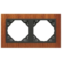 EFAPEL 90920_TMS ARBORE Kettes keret, mahagóni/szürke